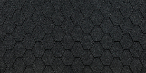 Гибкая черепица Eurasia, Шестигранник, Серый