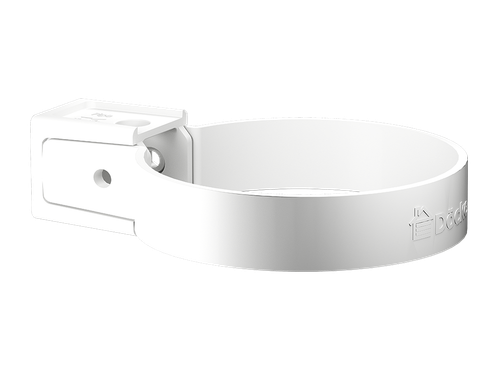 Хомут универсальный для водосточной трубы Premium, пломбир