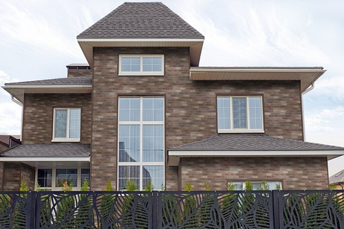 Фасадная плитка ТехноНиколь Hauberk Кирпич Английский 2,5 м2/упак, упак