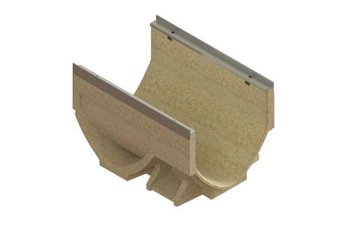 Лоток водоотводный CompoMax Drive DN300 H360 V-образный полуметровый