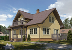 Сайдинг LUX под дерево, Блок-Хаус, камчатский