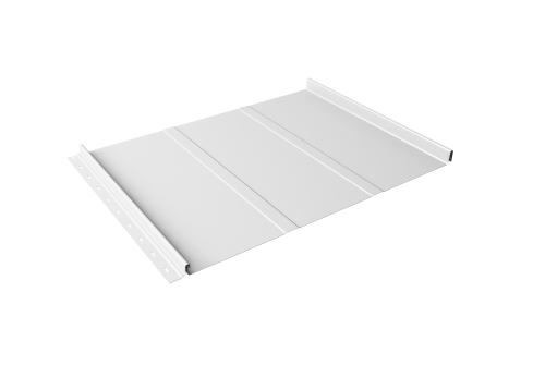 Кликфальц Line Grand Line 0,5 Satin с пленкой на замках RAL 9003 сигнальный белый