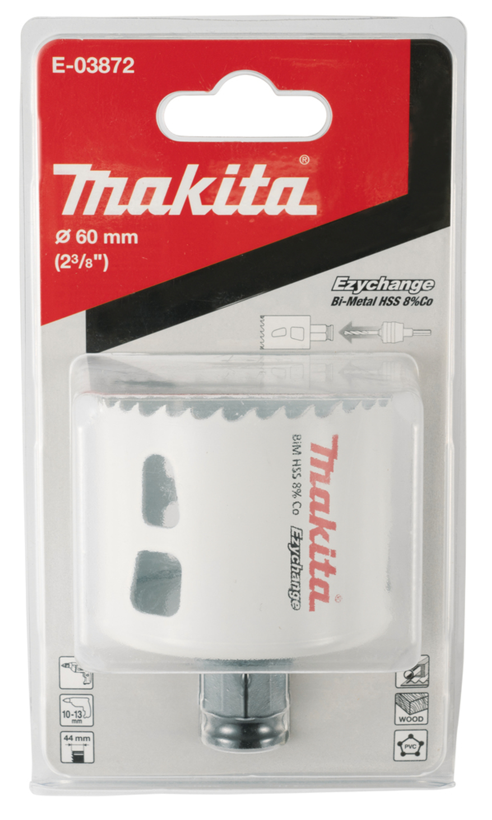 Коронка BiM, 60x44 мм, Ezychange Makita E-03872