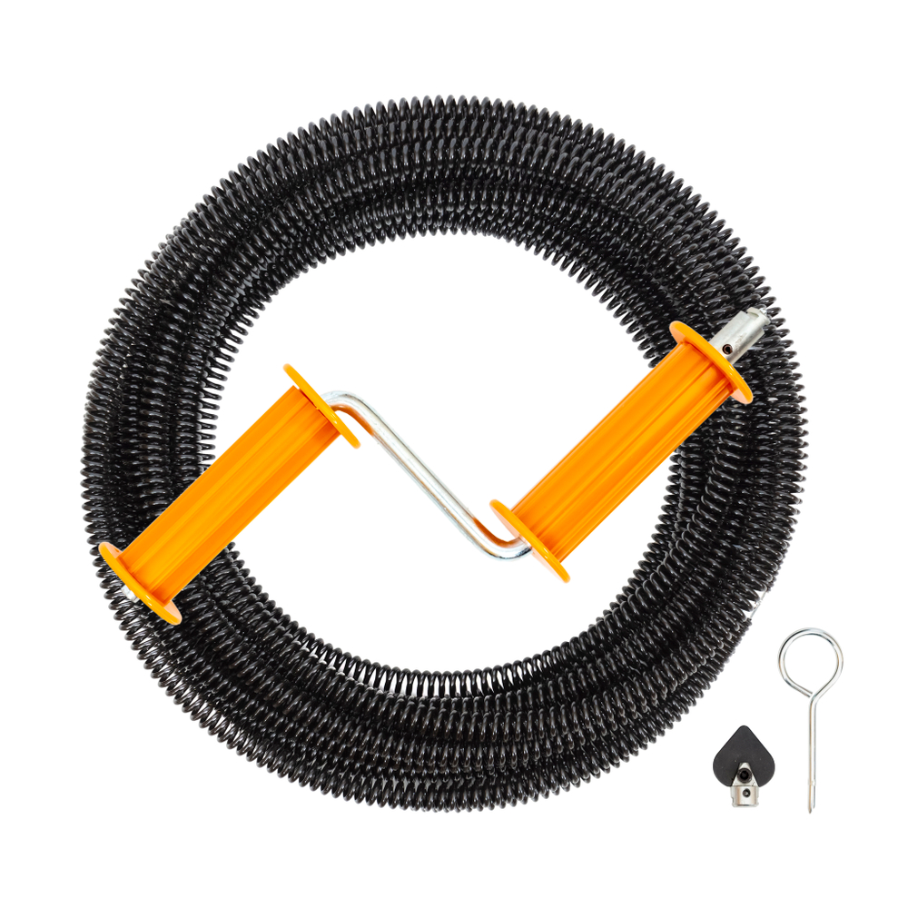 КРОКОЧИСТ Набор для прочистки канализации до 110мм 10 метров. 51315-16-10Н