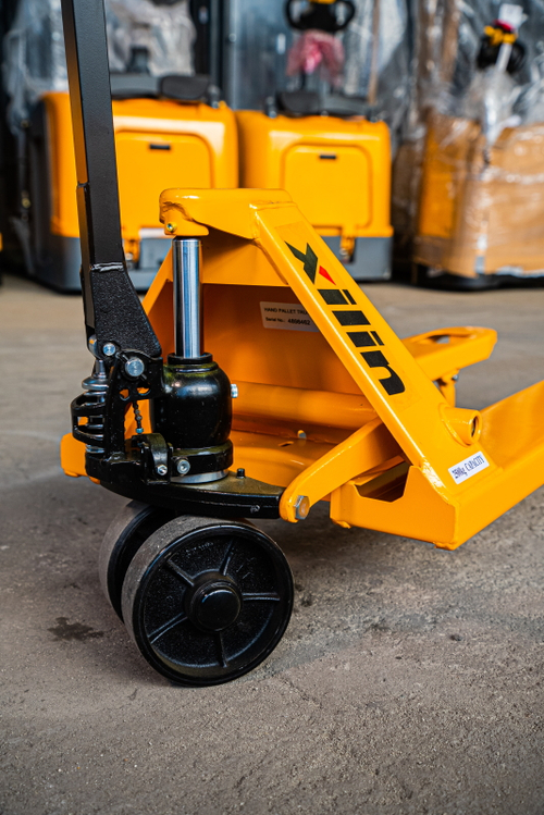 Тележка гидравлическая 2500 кг 1150 мм резиновые колеса XILIN DF-III