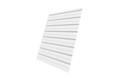 Профнастил C10R 0,7 PE RAL 9003 сигнальный белый