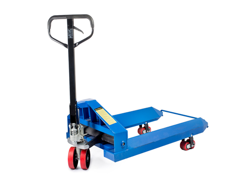 Тележка гидравлическая для рулонов 2500 кг 1150х850 мм полиуретановые колеса TOR ZT