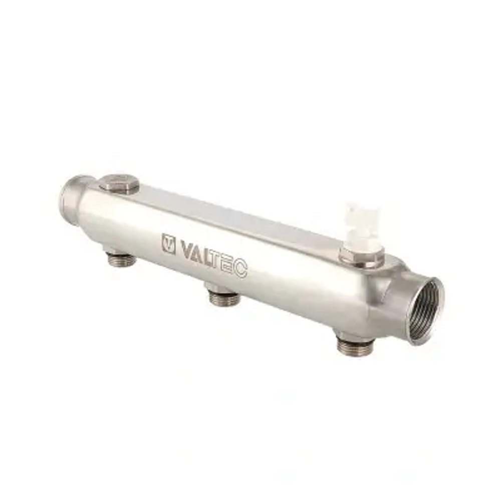 Коллектор распределительный проходной 3 отвода 1½"в/в x ¾"н Valtec VTc.510.SS.080503