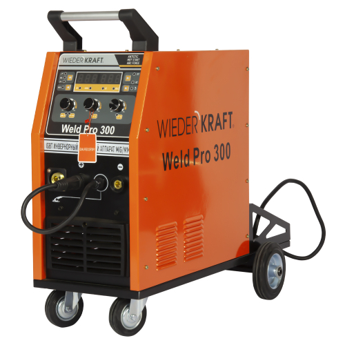 WELD Pro 300 Сварочный аппарат инверторный 300A, 380В MIG/MAG/MMA/Lift TIG с горелкой 24AK