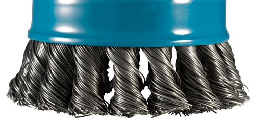 Щетка проволочная чашечная X-lock (d80 мм, толщ. проволоки 0,5 мм, пучки) Makita D-73380