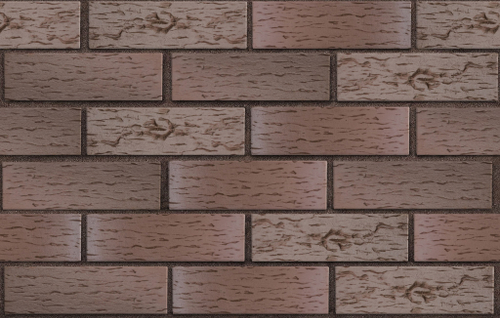 Клинкер фасадный ЛСР 0,71 НФ темно-терракотовый "Брюгге" береста