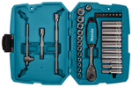 Набор ключей и головок 34 предмета 1/4 Makita B-65567