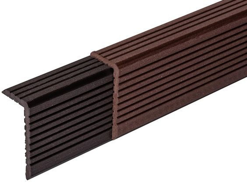 Уголок ДПК для досок Deckron, Darvolex, Ecodeck 35*70*4000мм коричневый