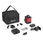 Лазерный уровень м-призм. ML 360-4 Basic SET, 30 м, зеленый луч, акк. Li 3000 мАч, сумка MTX