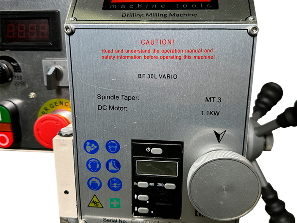 Настольный фрезерный станок FABTEC BF 30L Vario
