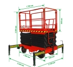 Ножничный подъемник PROLIFT PF0805 (PROLIFT SJY0.5-6) AC/DC
