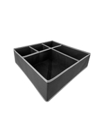 ОРГАНАЙЗЕР для хранения вещей 5 отделений ГЕЛЕОС Венге/темно-коричневый/ 40х40х13 см