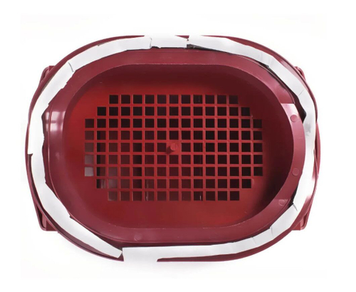 Вентилятор подкровельного пространства для металлочерепицы, черепаха 352/250/115 красное вино RAL 3005