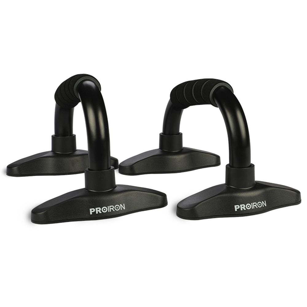 Упоры для отжимания 2 шт., черные ProIron от ГЕЛЕОС