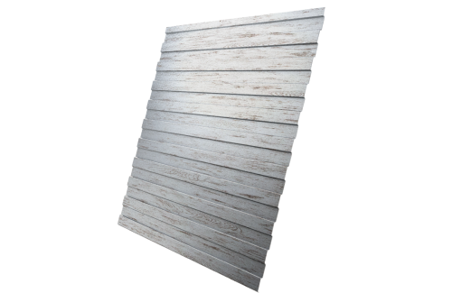 Профнастил C8A 0,45 Print Elite Snow Wood TwinColor