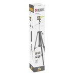 Лазерный уровень DQB-T, 30 м, зеленый луч, батарейки, штатив Denzel