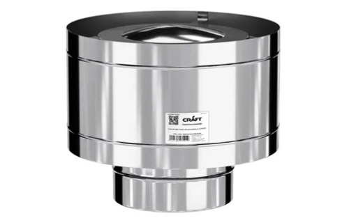 Зонт Craft нержавеющий (316/0,5 мм) ф150 с ветрозащитой по воде