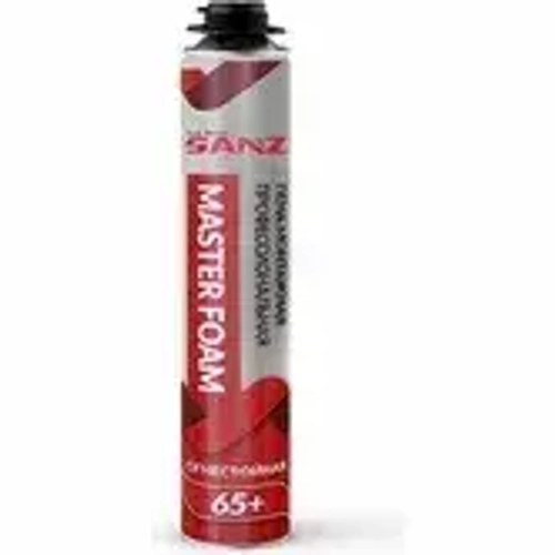 Пена огнестойкая монтажная SANZ MASTER FOAM В1 профессиональная 65+ 850 гр, 1000 мл