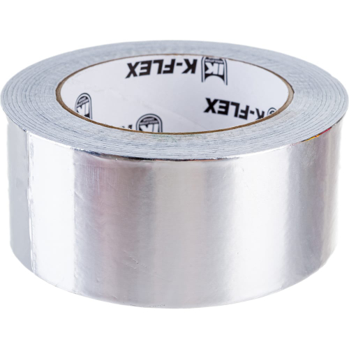 Лента самоклеящаяся K-FLEX ALU AA 130 AD 100 мм, 50 м, алюминиевая