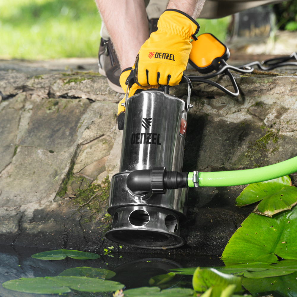 Дренажный насос DPL800X, 800 Вт, подъем 7 м, 16500 л/ч Denzel