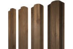Штакетник М-образный B фигурный 0,45 Print Premium Pine Wood Fresh
