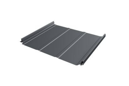 Кликфальц Pro Line Grand Line 0,45 PE с пленкой на замках RAL 7024 мокрый асфальт