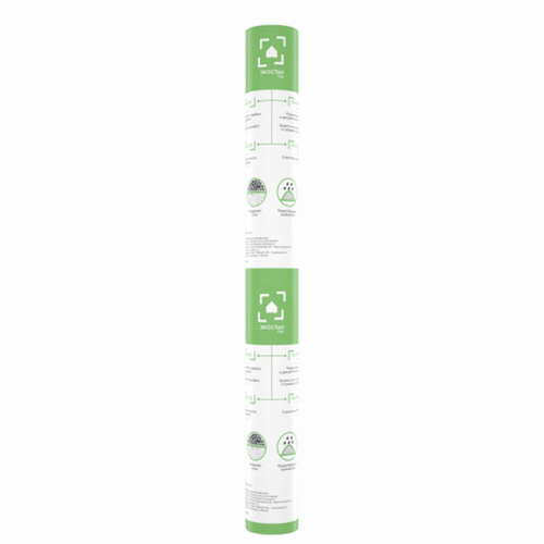 Геотекстиль нетканый (спанбонд) Экоспан Гео 80 черный 1,6х25 м, 40 м2/рул