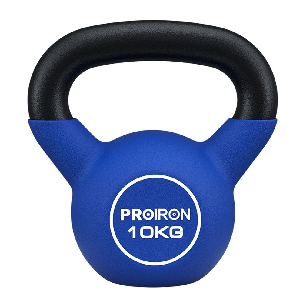 Гиря неопреновая 10кг ProIron от ГЕЛЕОС