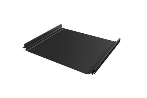 Кликфальц Pro Grand Line 0,45 PE с пленкой на замках RAL 9005 черный