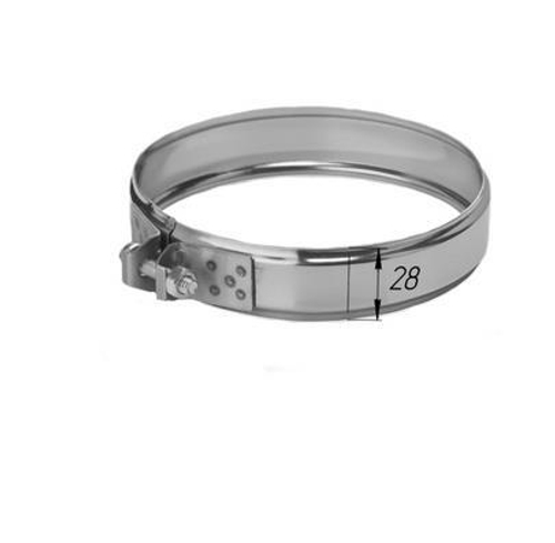 Хомут Феррум обжимной нерж.(430/0,5 мм), ф160