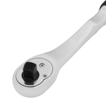 Ключ-трещотка 3/8", CrV, 90 зубьев, усиленный, хром Gross