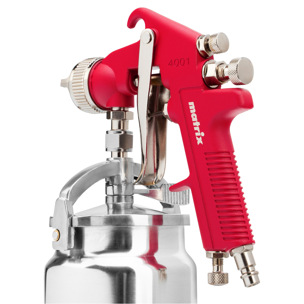 Краскораспылитель HP пневмат. с нижним бачком V= 1 л, сопло диаметром 1.8 мм Matrix