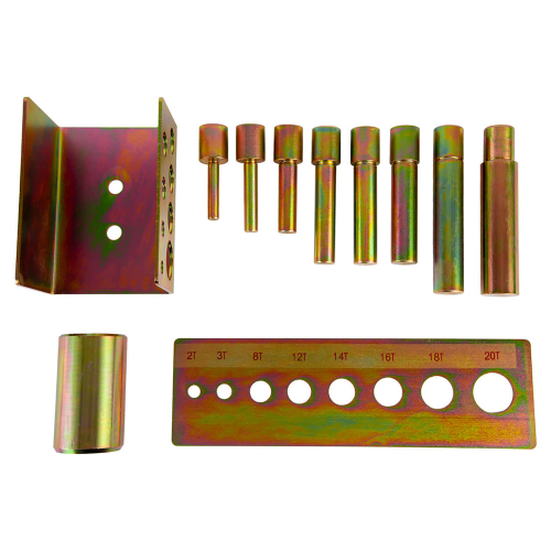 WDK-80008 Набор пуансонов для выпрессовки сайлентблоков и подшипников. В комплекте 8 оправок