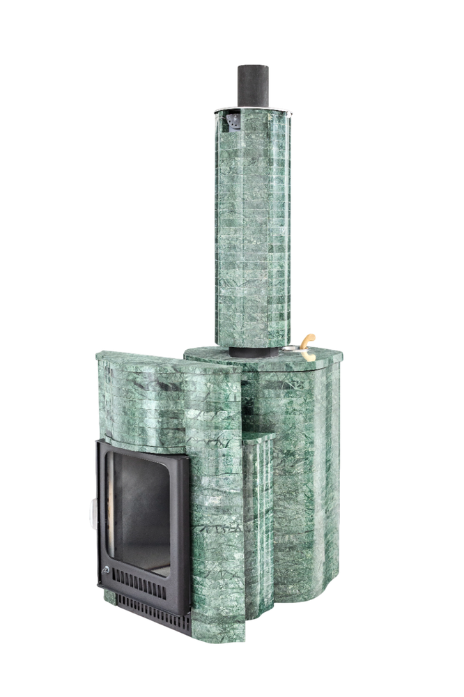Печь для бани &quot;Оптима Премиум&quot; в каменной облицовке