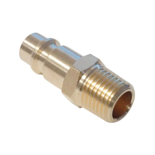 WDK-20PMB Штуцер быстроразъемного соединения с наружной резьбой 1/4" BSPT, латунь