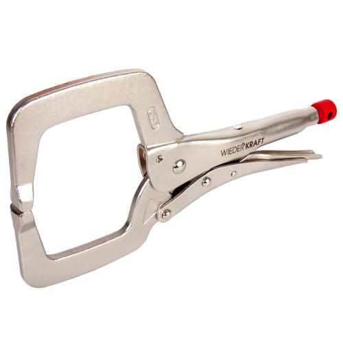 WDK-65051 Зажим сварочный С-образный с фиксатором. Струбцины сварочные. (368х177х30 мм)