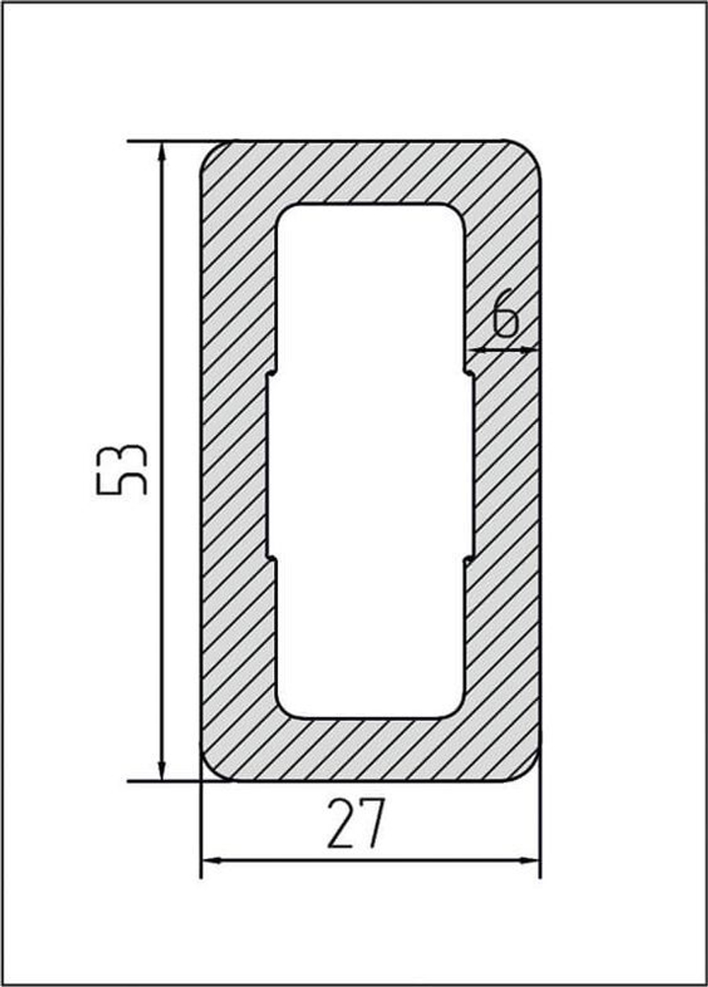 Балясина для ограждения Talverwood 51*27*3000мм