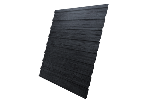 Профнастил C10A 0,45 Print Premium с пленкой Grey Wood TwinColor