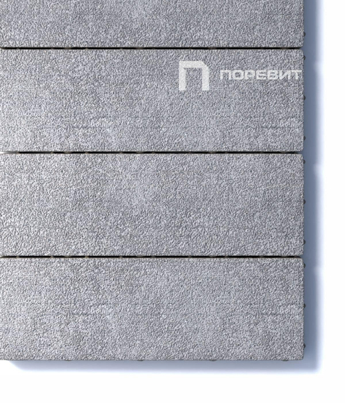 Тротуарная плитка Поревит Гранит "ПРЯМОУГОЛЬНИК" 15.П.8