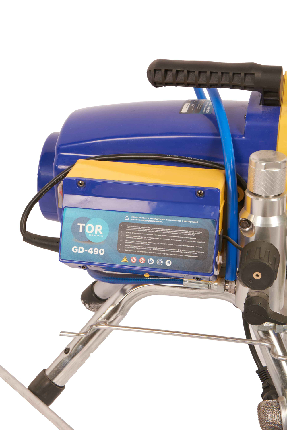 Окрасочный аппарат поршневой 20 бар, 2,2 кВт, 220 В TOR GD-490