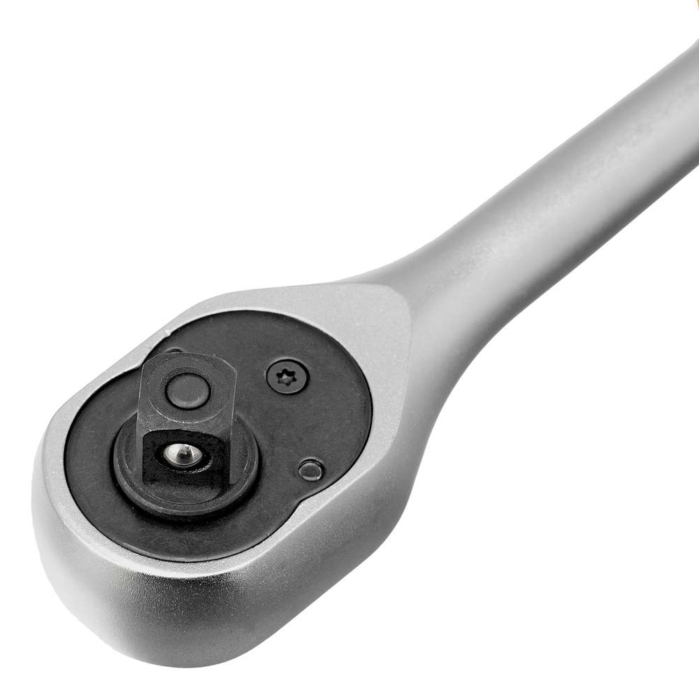 Ключ-трещотка 3/8", 90 зубьев, с быстрым сбросом, CrV Denzel
