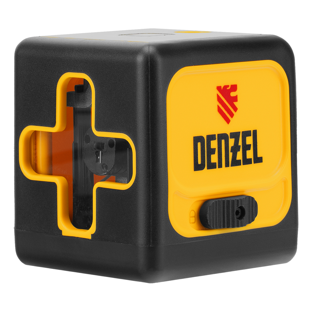 Лазерный уровень DQB, 30 м, зеленый луч, батарейки, сумка Denzel