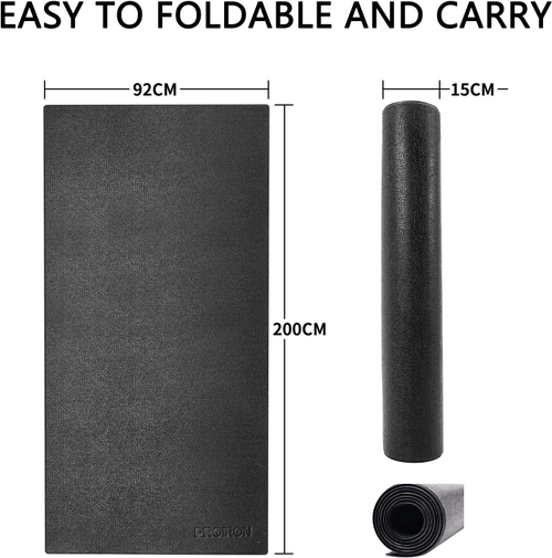 Коврик спортивный для фитнесса и тренажеров 200х92 см ProIron от ГЕЛЕОС