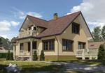 Сайдинг LUX под дерево, Блок-Хаус, зрелый каштан