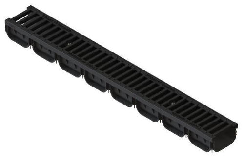 Лоток водоотводный S'park 2 DN100 H70 с чугунной решеткой С250 (комплект)